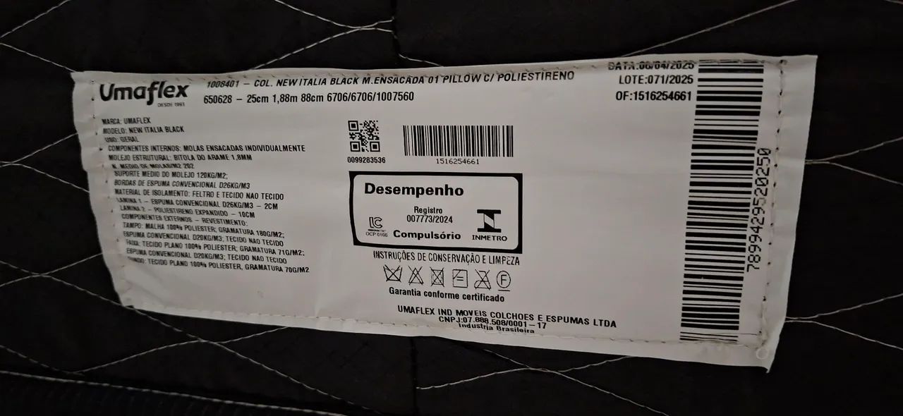 Cama box solteiro - Umaflex - Foto 4