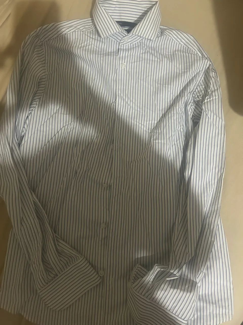 camiseta manga longa, branca. Nova. - Foto 3