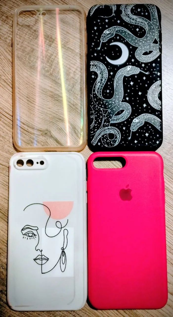 Capinhas para iPhone 8 4 pcs. - Foto 3