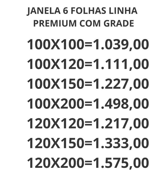 JANELA VENEZIANA 6 FOLHAS PREMIUM VEJA IMAGENS A SEGUIR COM PREÇOS E TAMANHOS - Foto 5