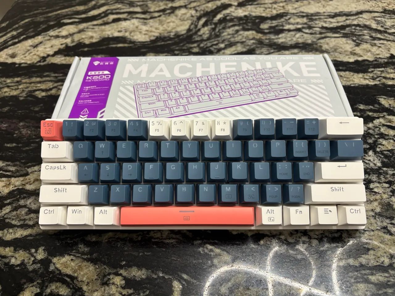 teclado machenike k500 b61 switch brown - Foto 2