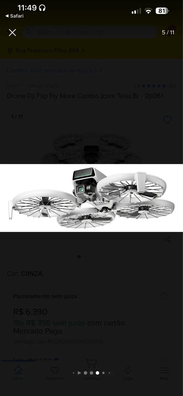 Drone dji FLIP Fly more combo  - Foto 2