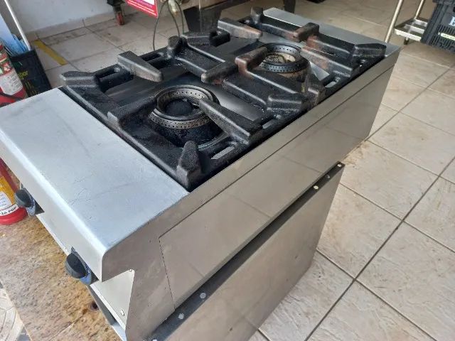 Fogão a gás 2 bocas marca Macom - Desapego - Foto 3