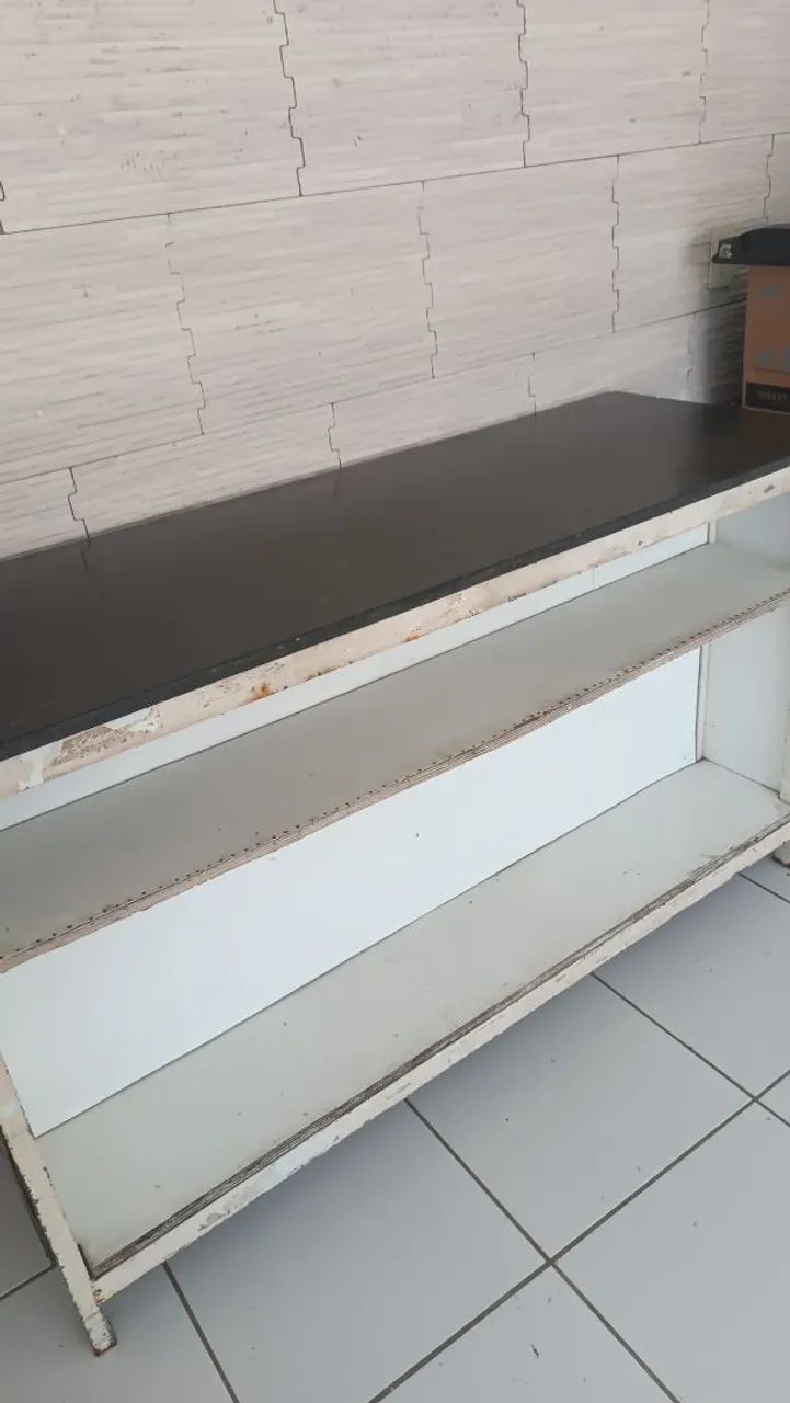 BALCÃO DE MÁRMORE E METALÃO  - Foto 2