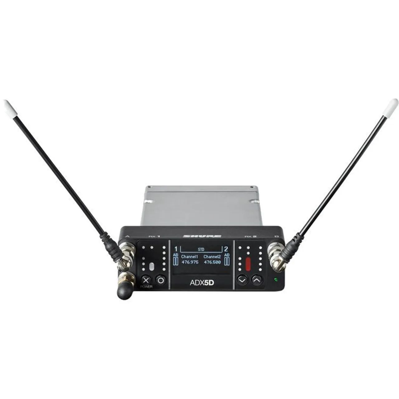 Receptor Duplo Compacto Shure Axient Digital ADX5D G55 470-636MHz / Talk Switch + ShowLink - Foto 2