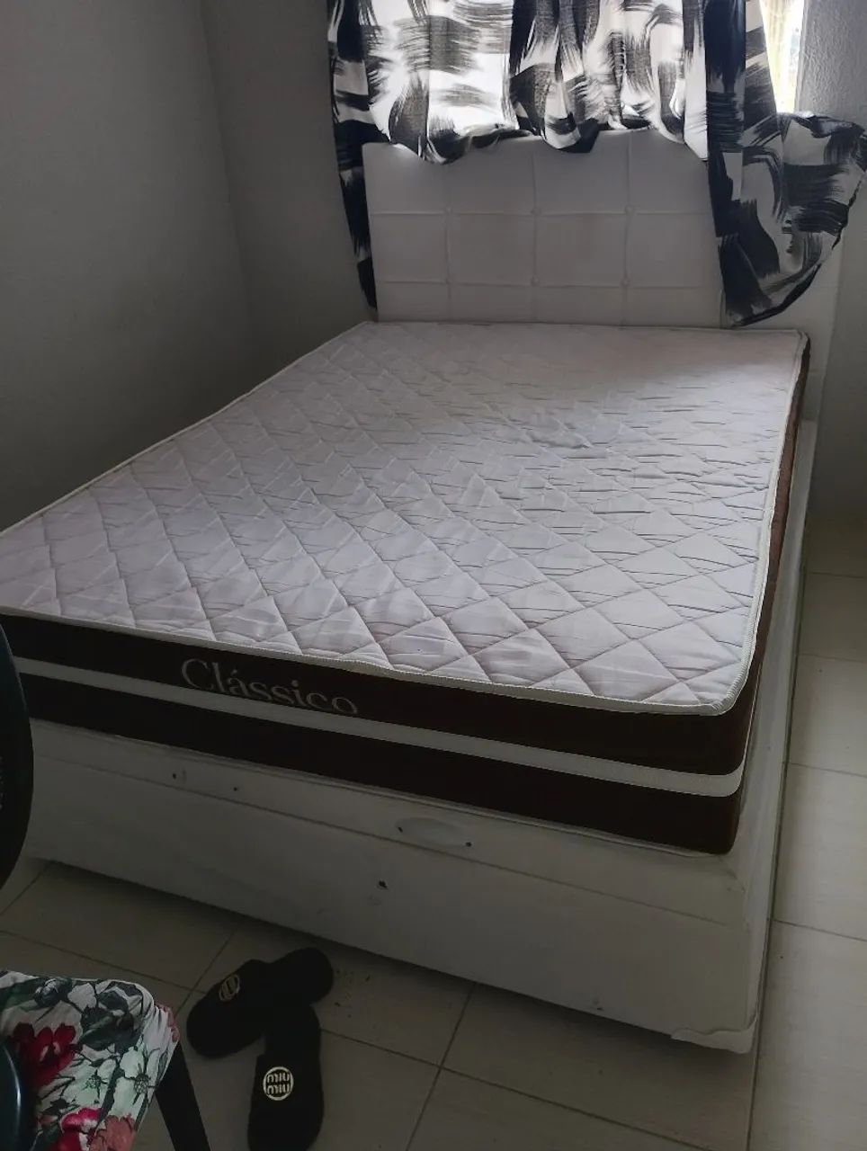 Cama box casal baú com colchão  - Foto 2