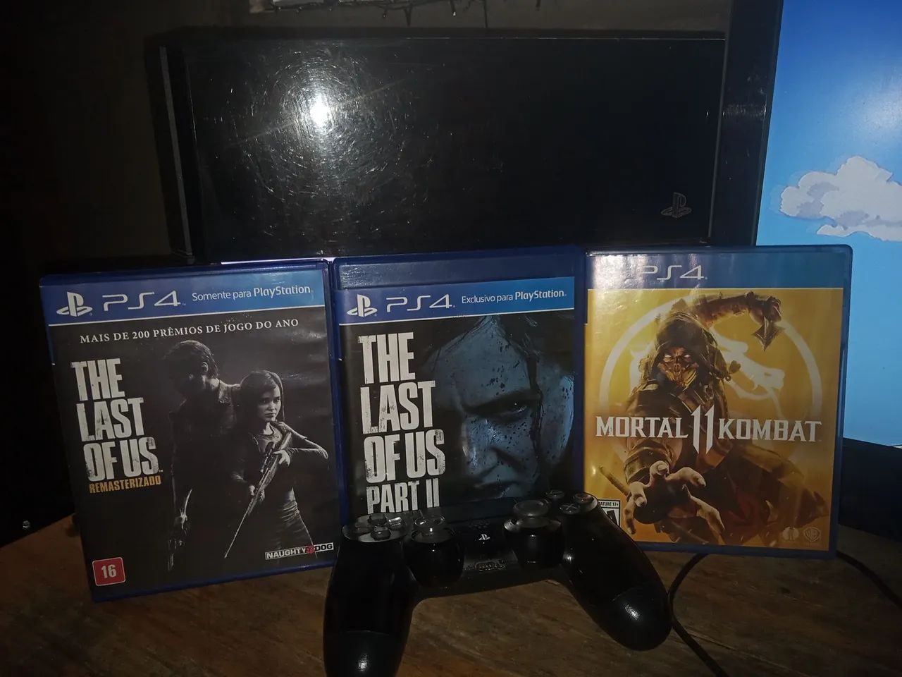 Playstation 4 completo - Consoles de Vídeo Game - Parque Estrela Dalva ...