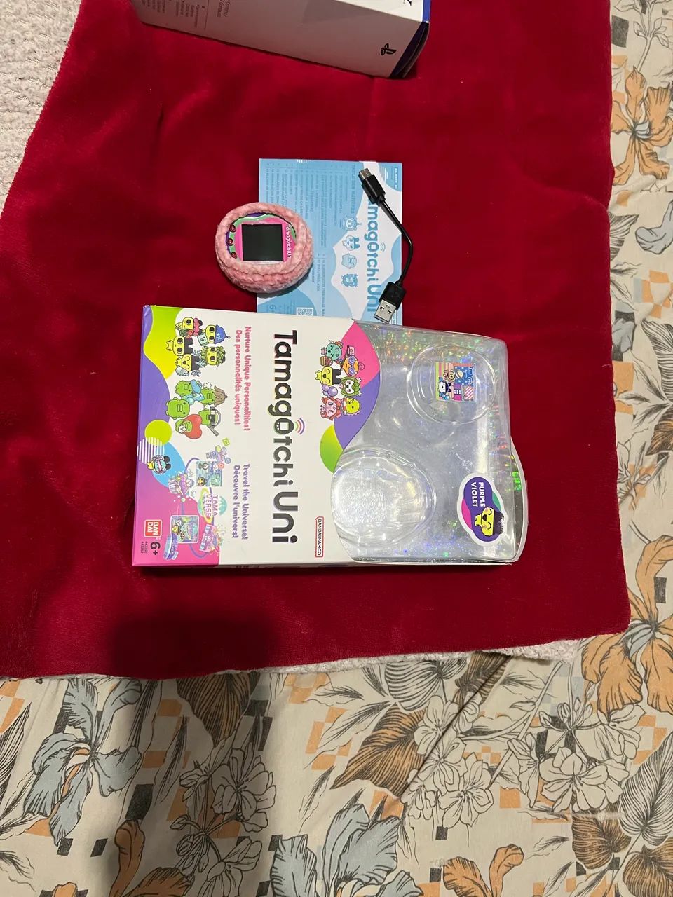Tamagotchi Uni Purple (Roxo) - Completo na Caixa + Brinde