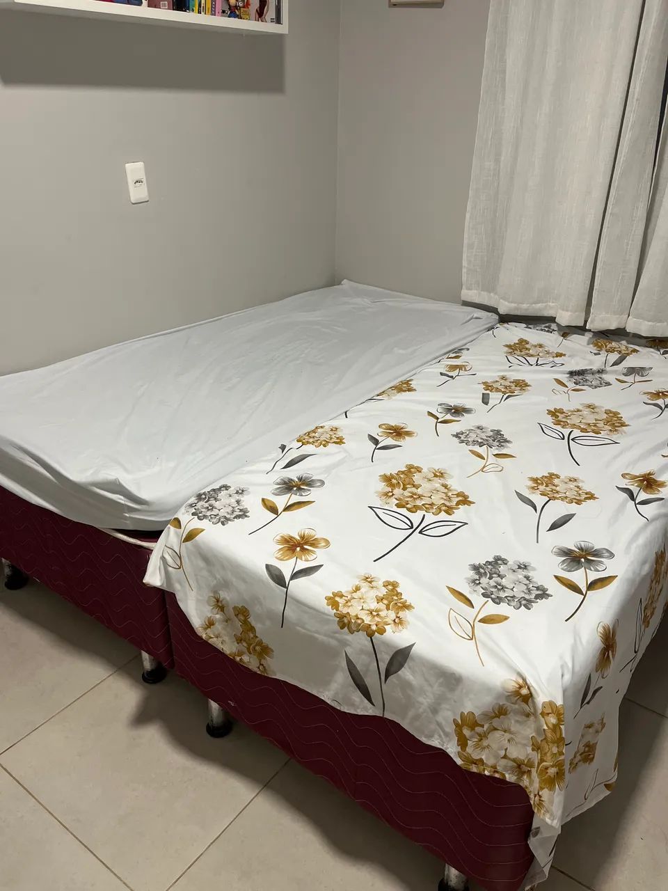 2 Cama Box + Colchão 