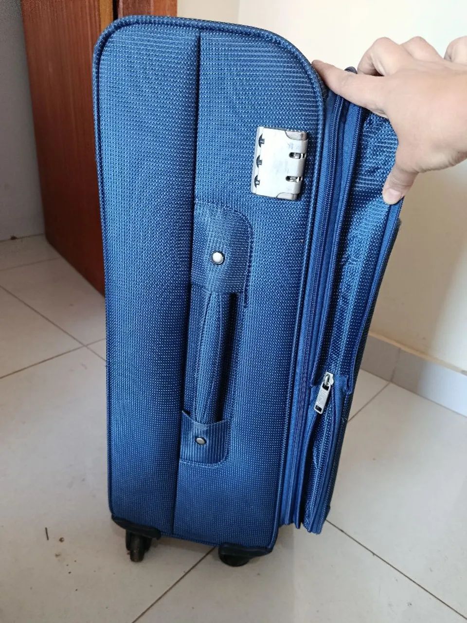 Mala de viagem GA azul marinho  - Foto 5