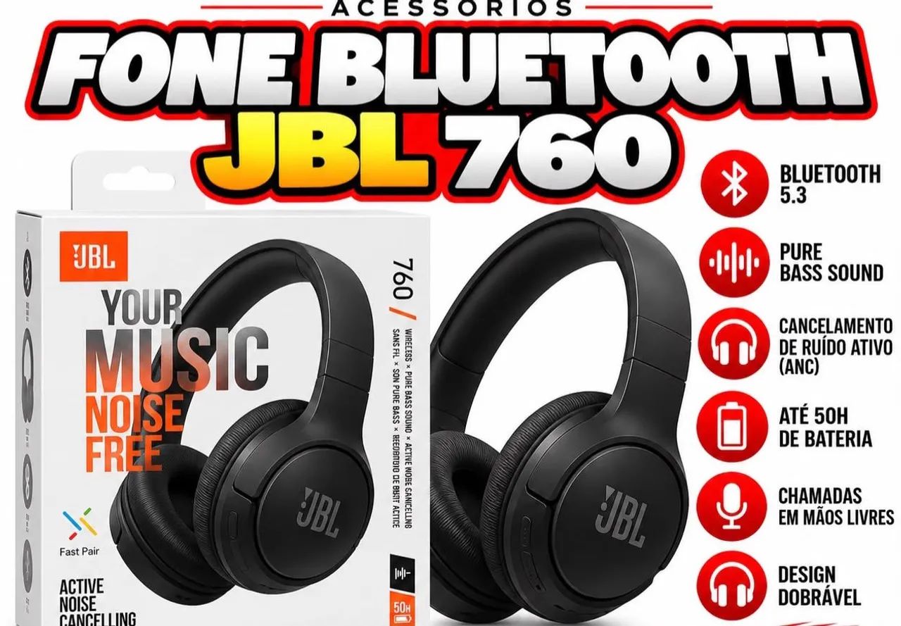 Fone JBL TUNE 