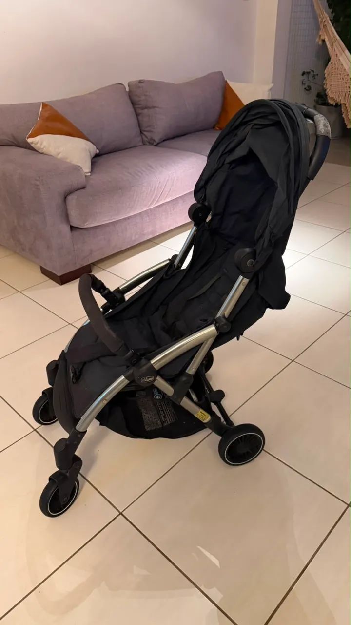 Carrinho de Bebê Chicco Cheerio Jet Black - Foto 3