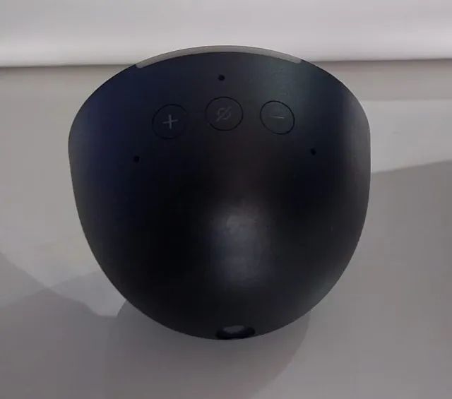Smart Speaker Amazon Echo Pop Alexa - Preto - Foto 4