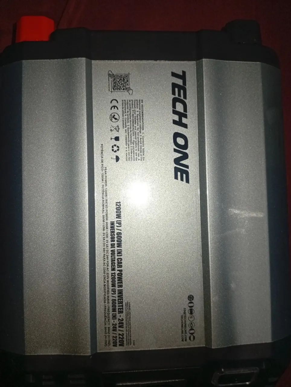 Inversor de 24volts para 220volts tech one - Foto 3