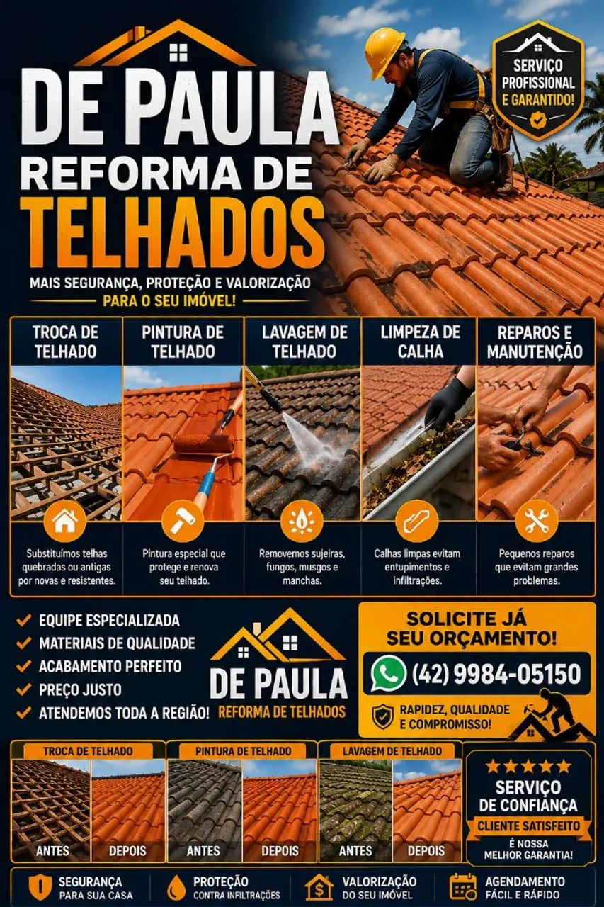 Reforma telhados