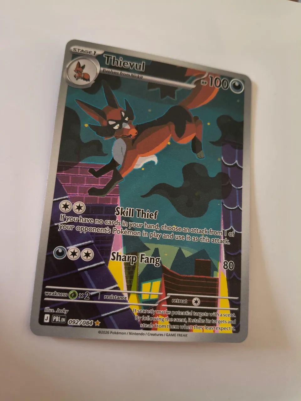 Carta Pokémon Thievul full art 