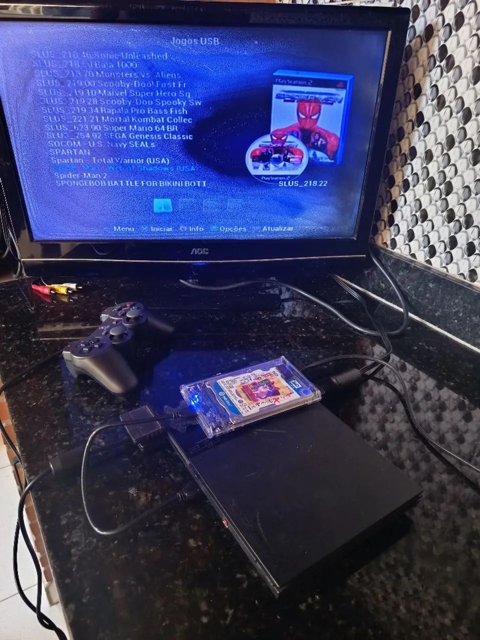 Playstation 2 com HD  - Foto 2
