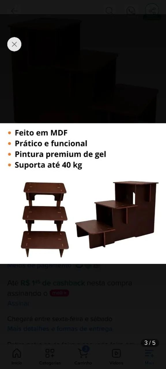 Escada para cachorro  - Foto 4