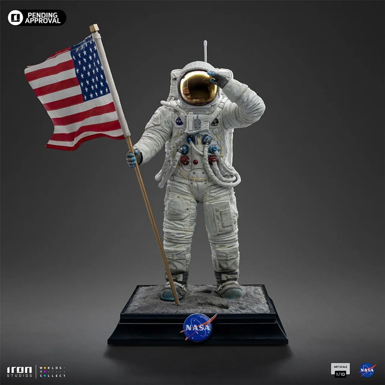 Iron studios Astronauta Apolo 11- Nasa - Art Scale 1/10 