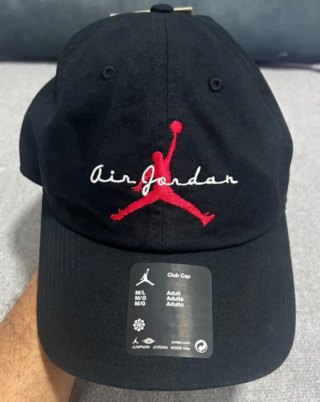 Boné Air Jordan Jumpman Club Bred 100% Original