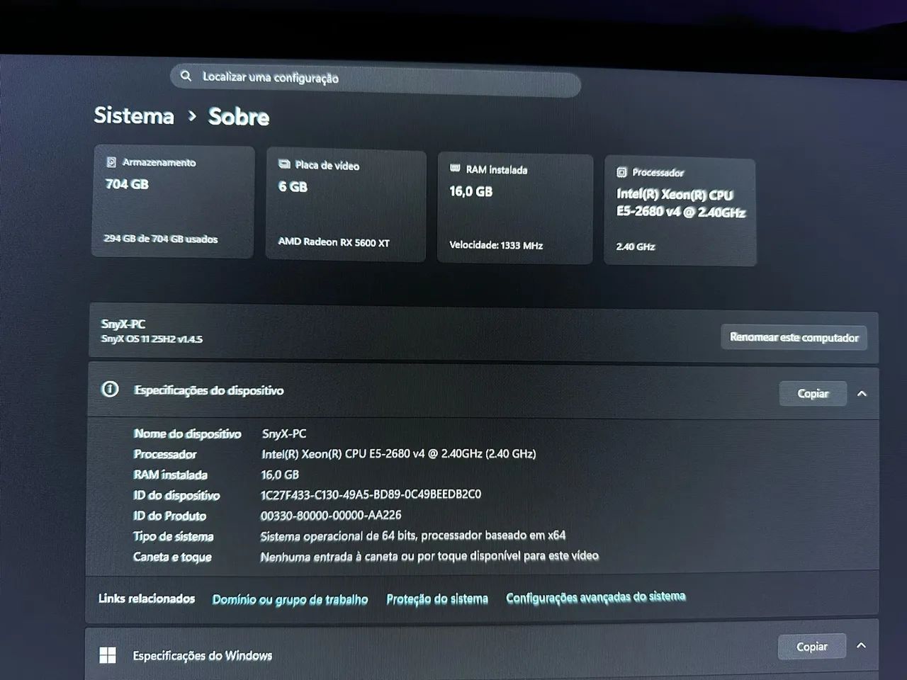 PC GAMER RX 5600 XT + xeon 2680 V4 - Foto 4
