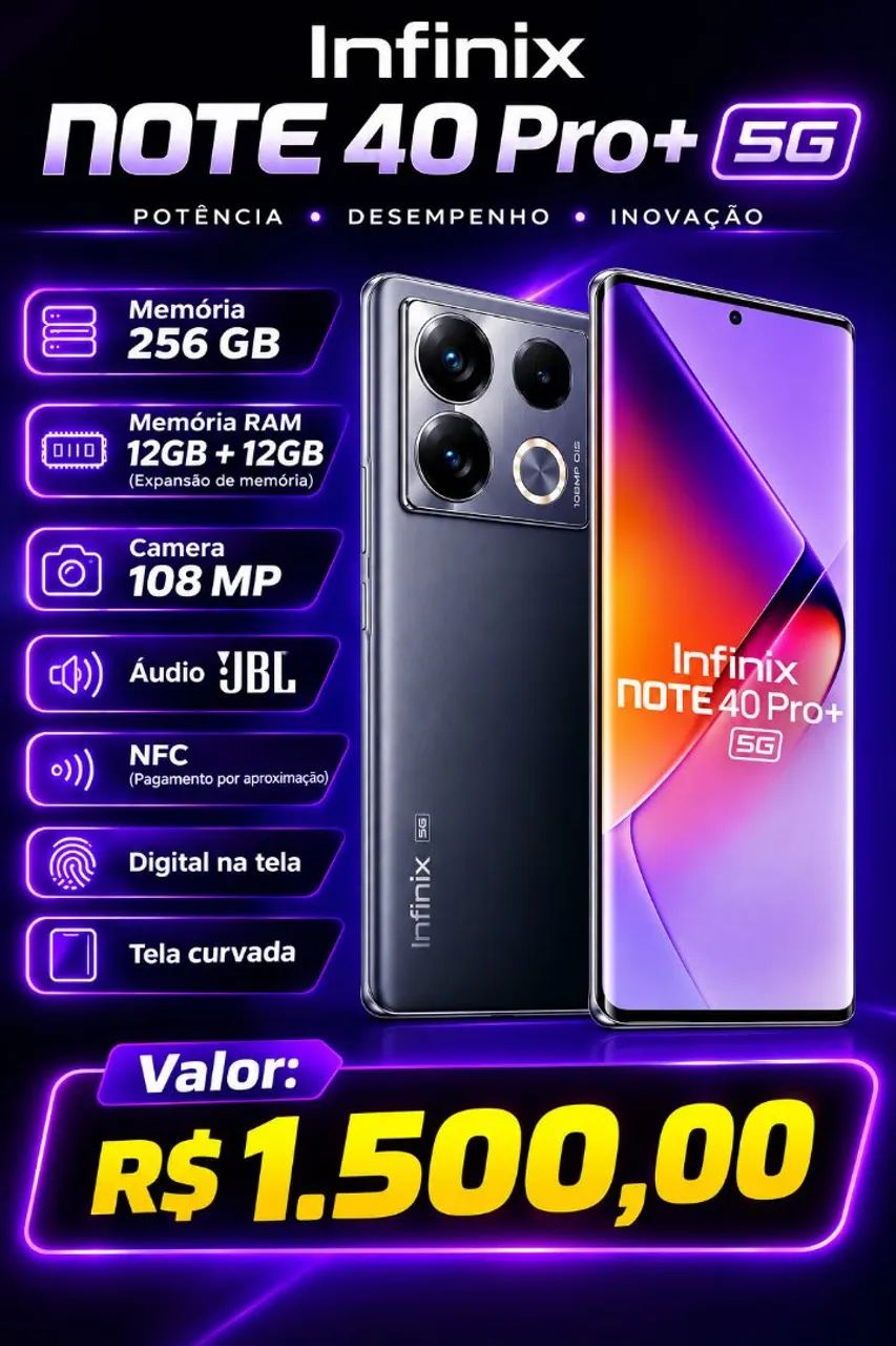 Infinity note 40 pro 5G 