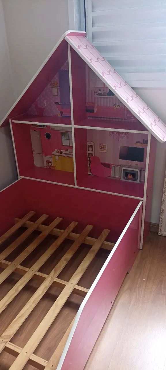 Cama casinha princesa infantil feminina  - Foto 4