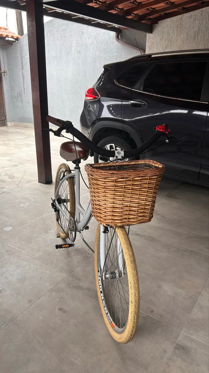 Bicicleta praiana branca