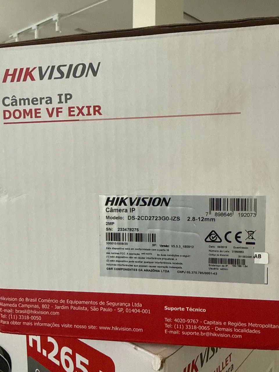 Câmera IP modelo  DS 2CD2723GO?IZS - Foto 2