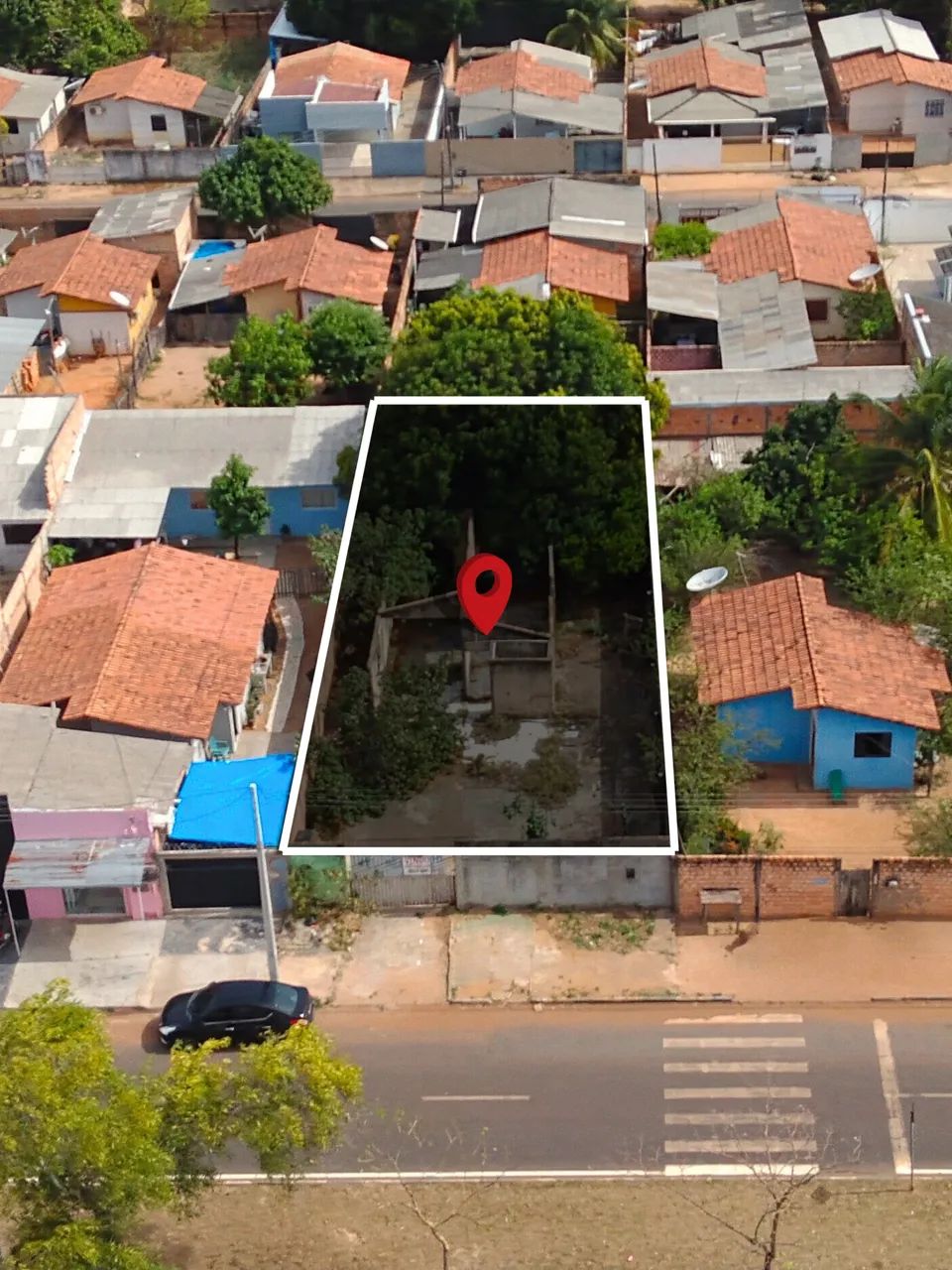 Vende-se excelente terreno localizado no bairro Cidade Satélite.