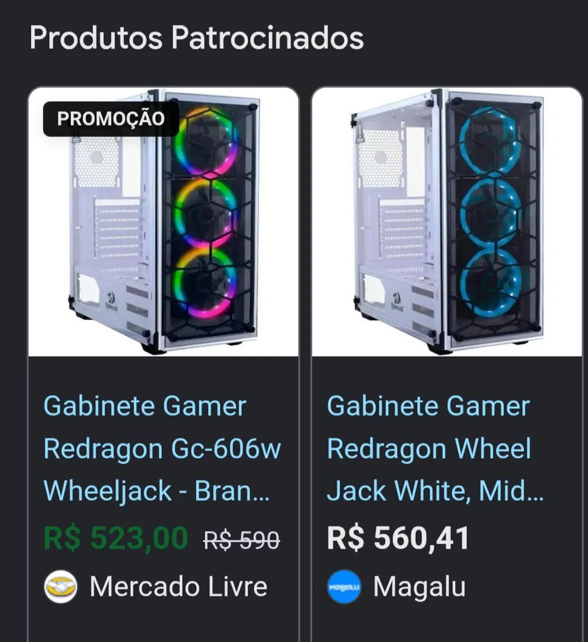 Gabinete Redragon Whelljack branco/branco  - Foto 2