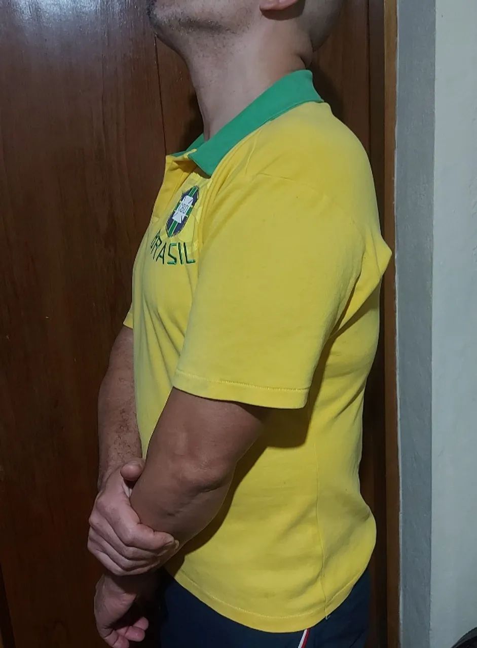 Camiseta Brasil original Nike Copa 58 comemorativa importada - Foto 4