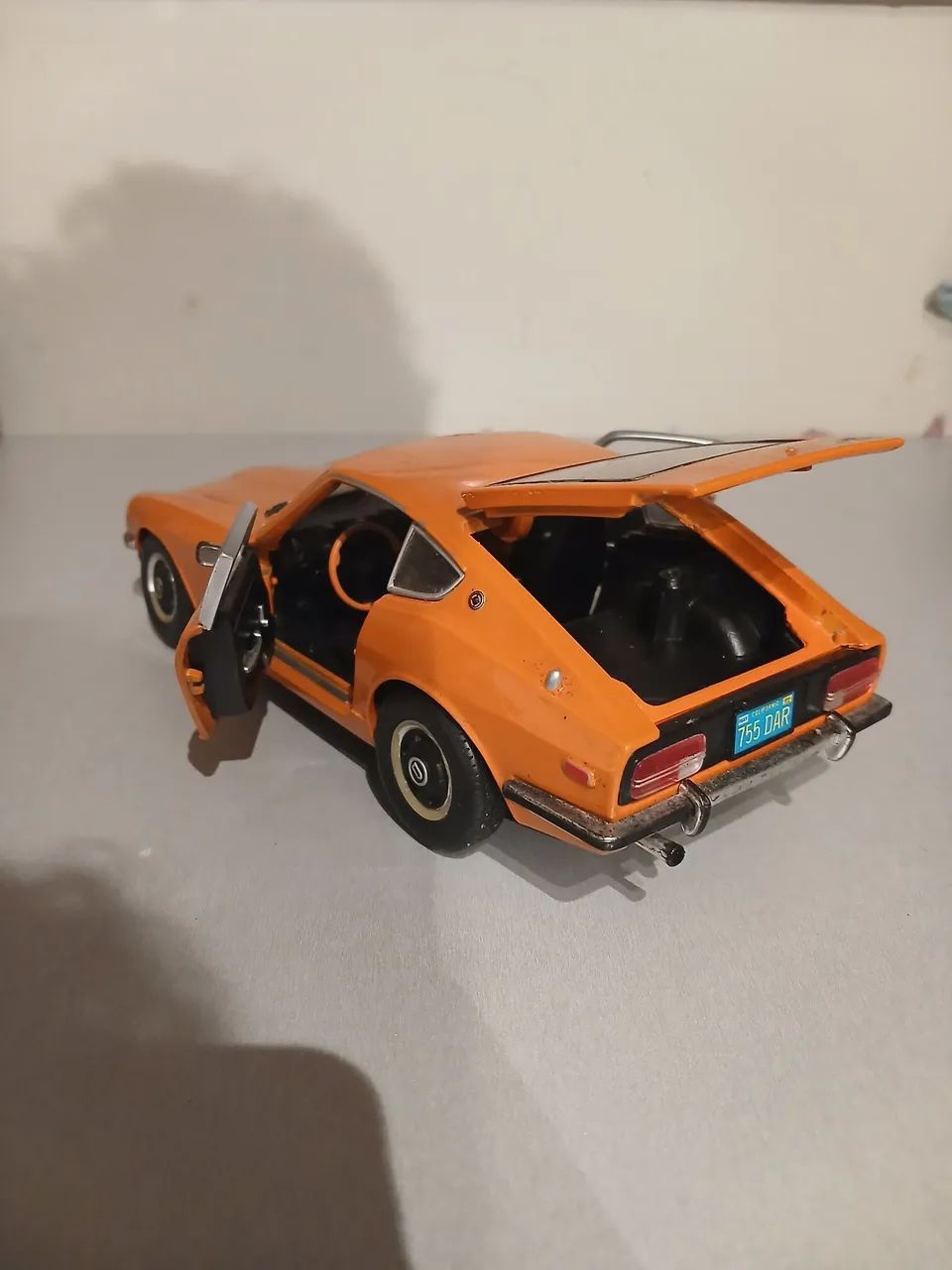 Miniatura Datsun 240Z 1971 Maisto 1:18 - Laranja (Colecionador