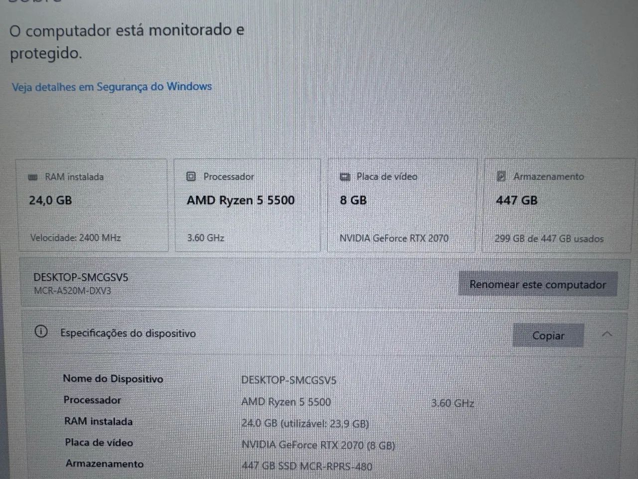 Pc Gamer rtx 2070 - Foto 3