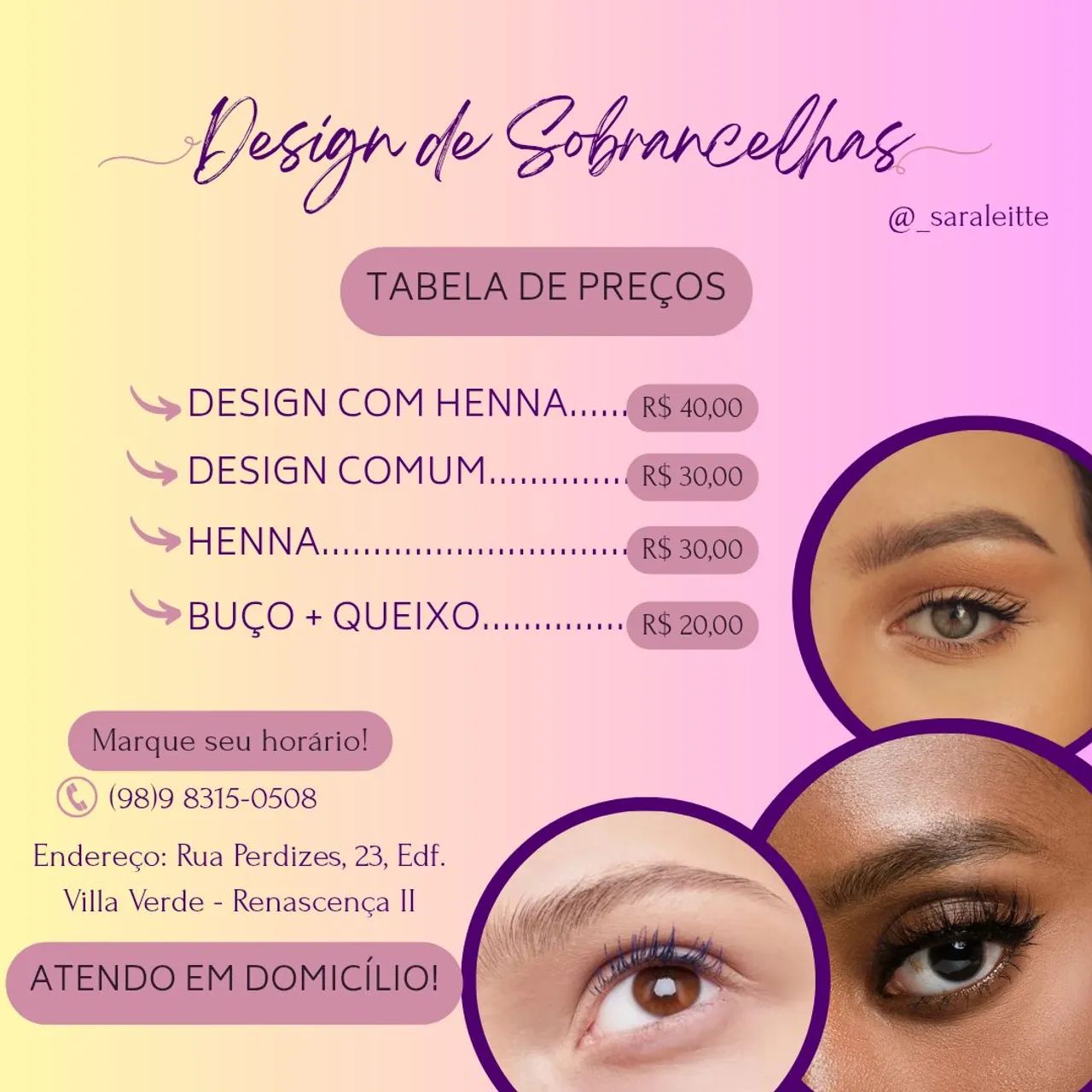 Design de Sobrancelhas
