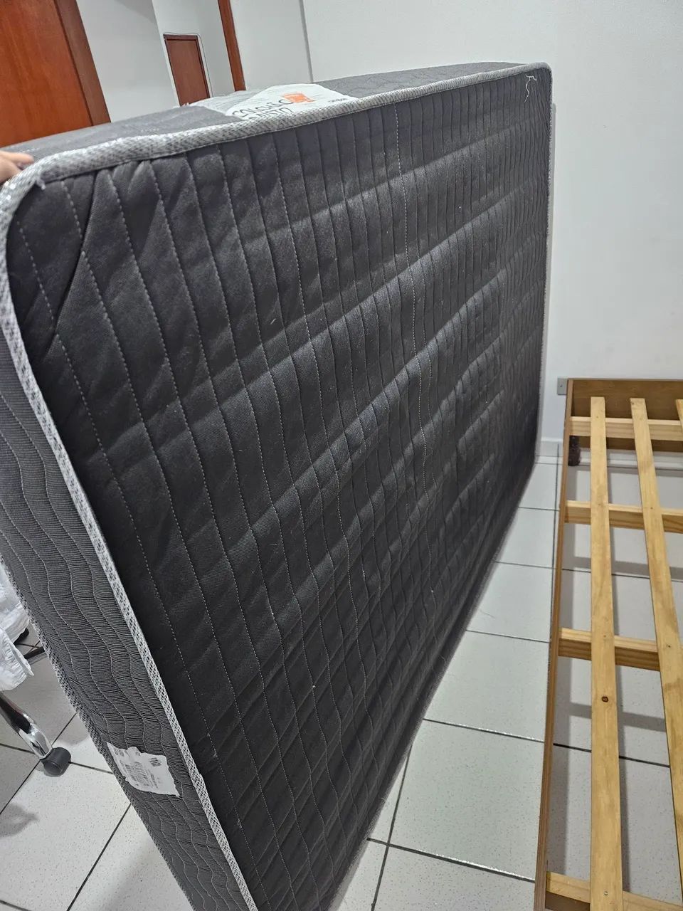 Cama casal completa (estrado+colchão) - Foto 2