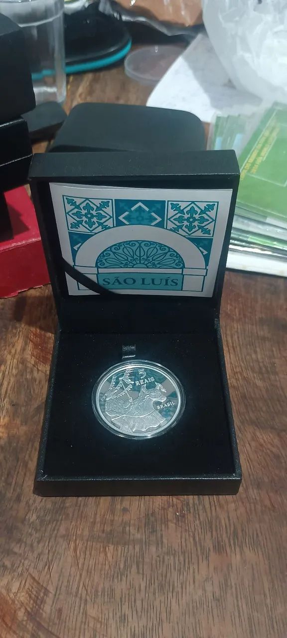 Moeda 5 reais UNESCO São Luís - Foto 2