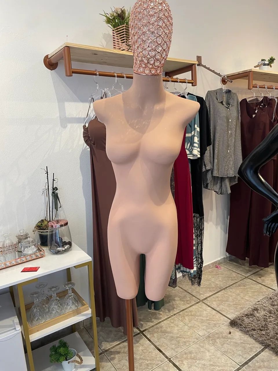 Manequin Cabeça de Cristal 