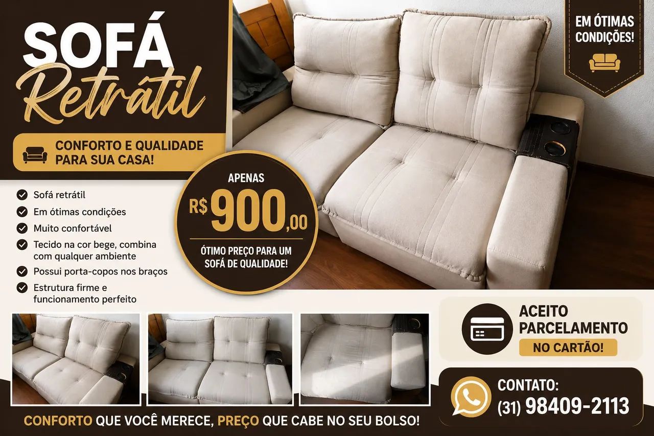 Sofá retrátil  - Foto 2
