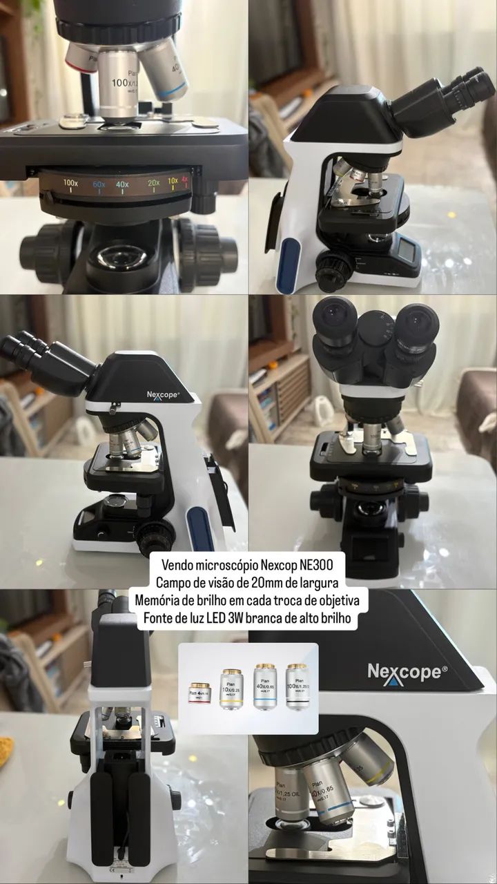 Microscópio NEXCOPE NE300 - Foto 2