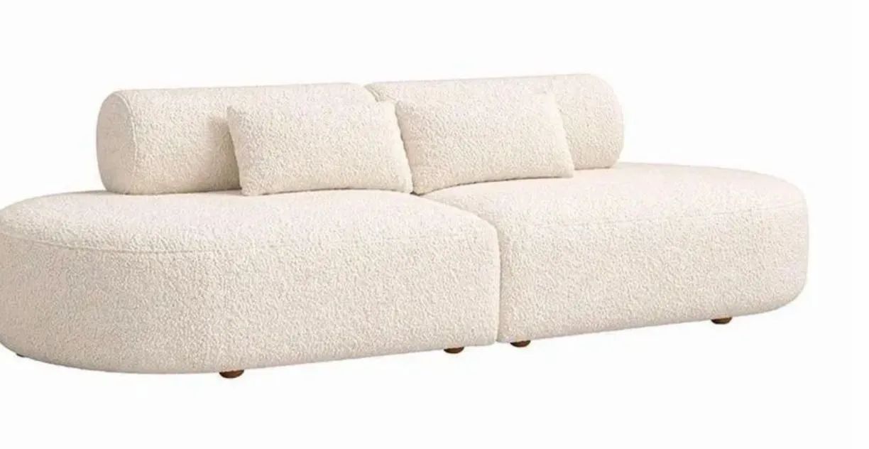 Sofa organico boucle - muito novo