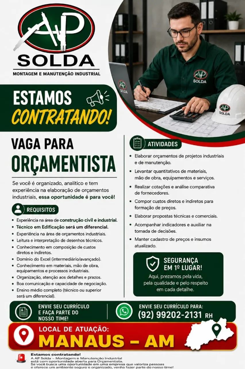 ORÇAMENTISTA 