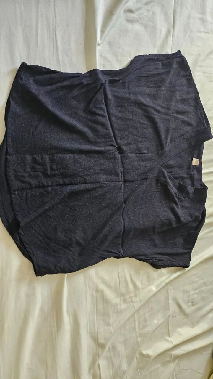 Blusa bata preta