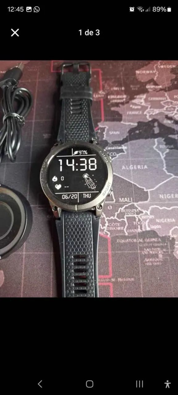 Smart Watch Zeblaze Stratos 3, com GPS integrado - Foto 3