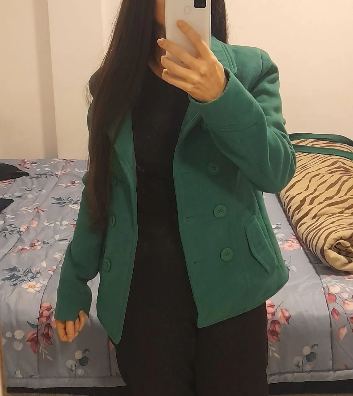 Casaco Verde P (forma grande)