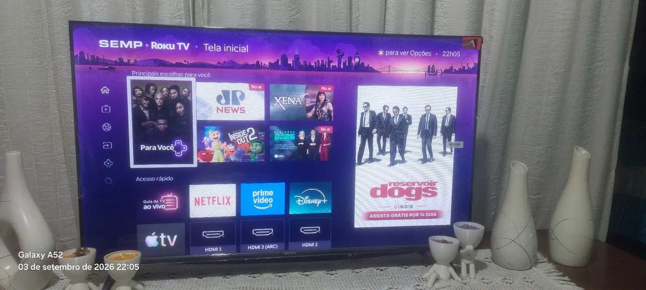 Vendo smartv Semp Roku tv 43 polegadas 