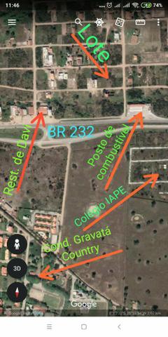 Vendo lote com preço abaixo da tabela em Gravatá PE