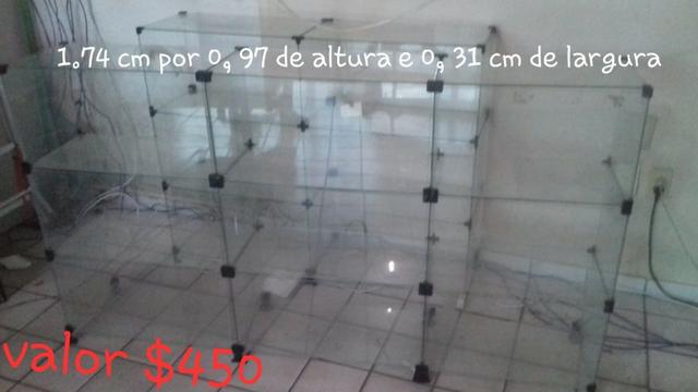 Vitrine de loja toda de vidro - Foto 2