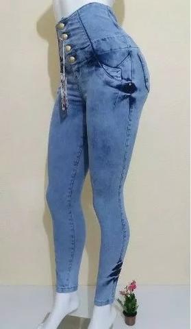 calça jeans feminina cintura alta atacado