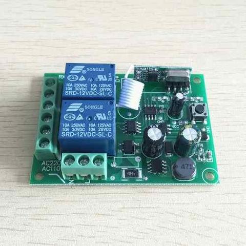Receptor Controle Remoto Interruptor Ac 250 V 110 V 220 V 2ch Relé - Foto 3